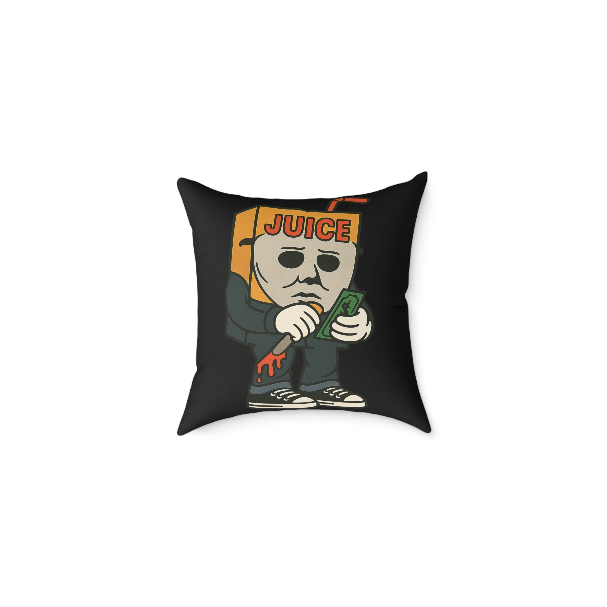 Halloween Juice Throw Pillow