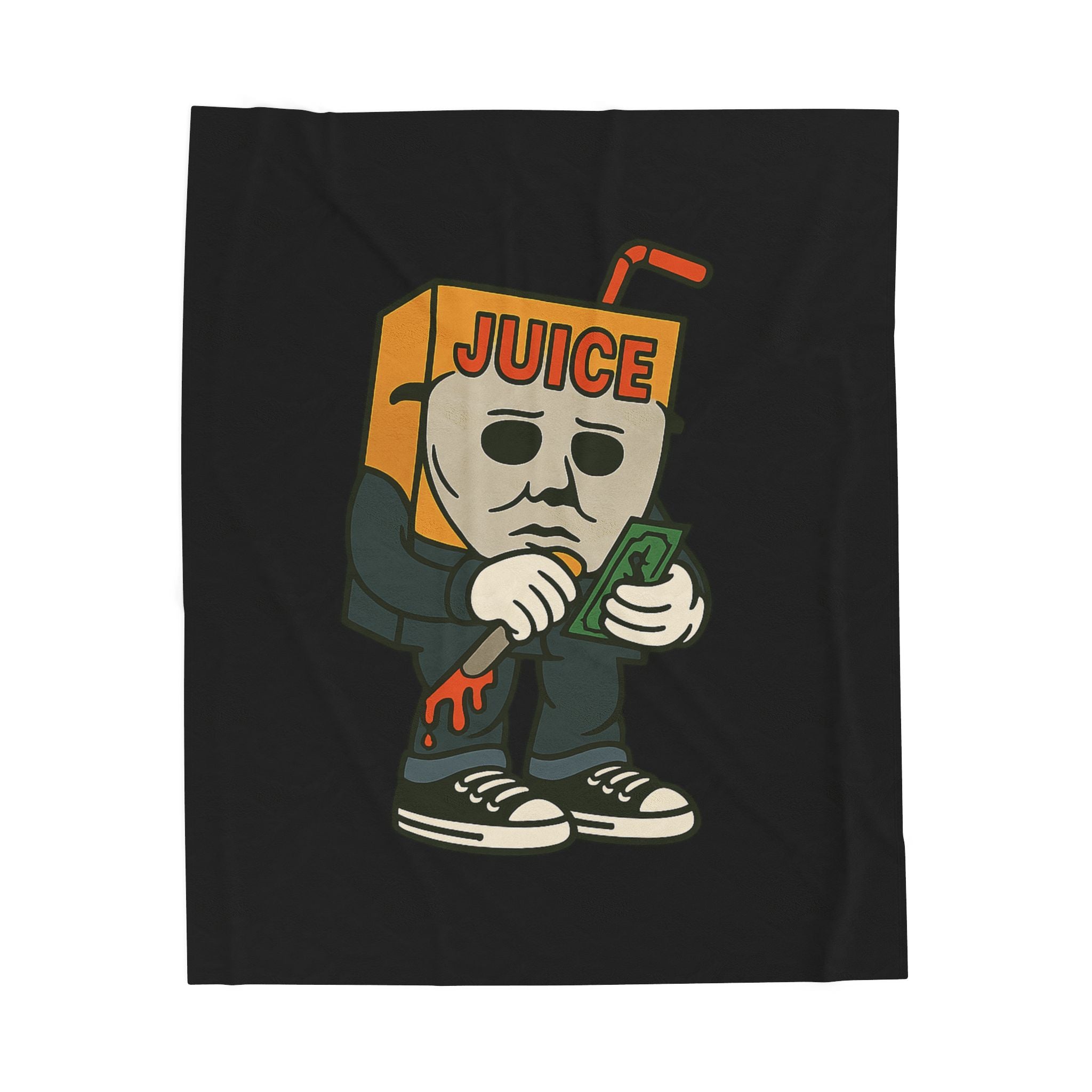 Halloween Juice Velveteen Plush Blanket