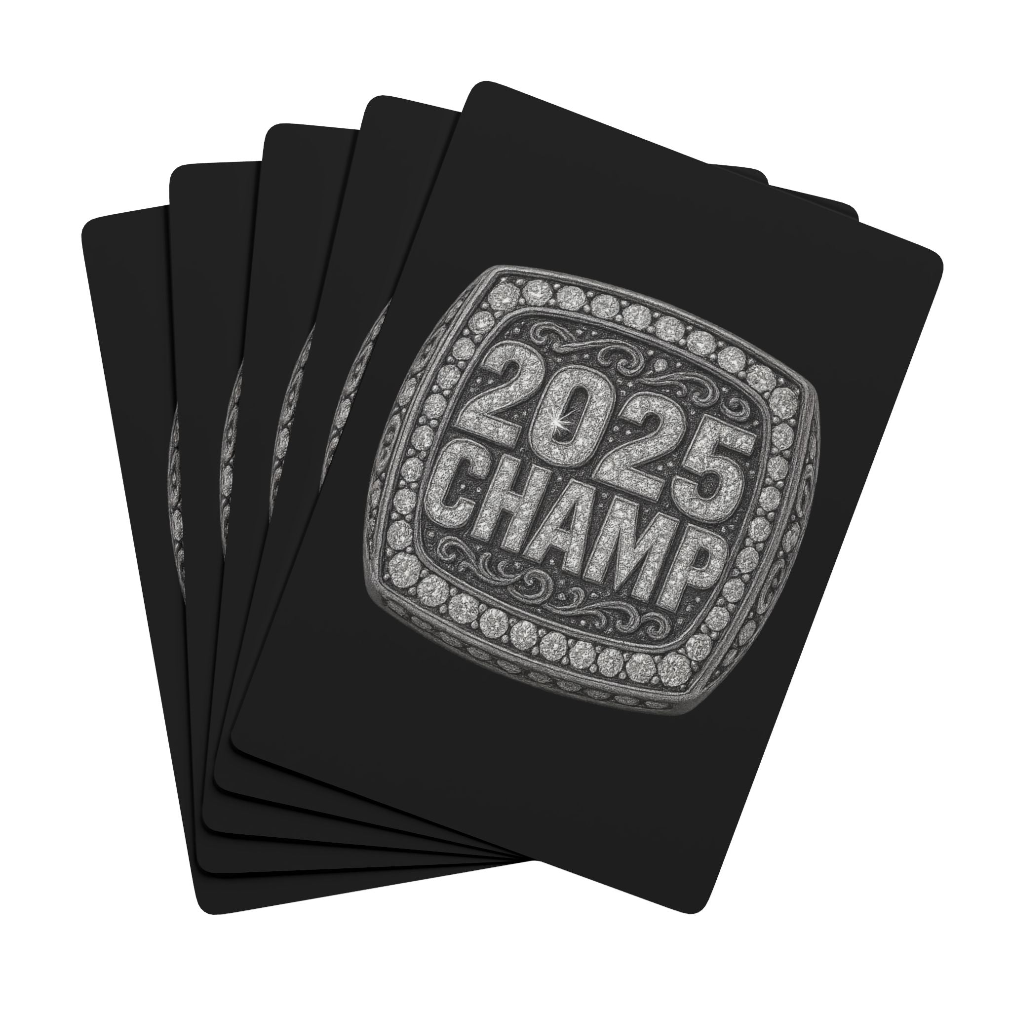 "2025 Championship Ring" Poker Cards