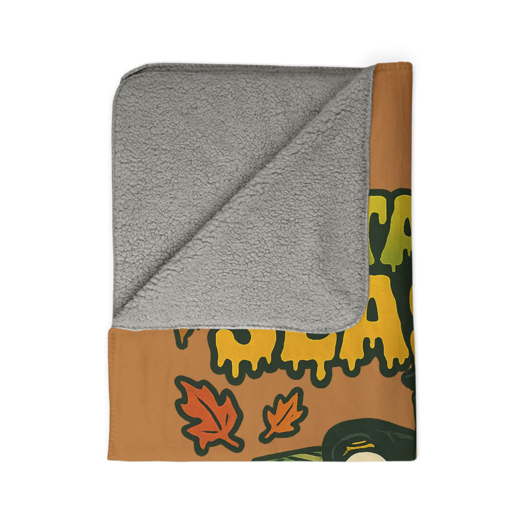 Stack Season Sherpa Blanket - 'Got Juice' Money Cartoon Fall Throw