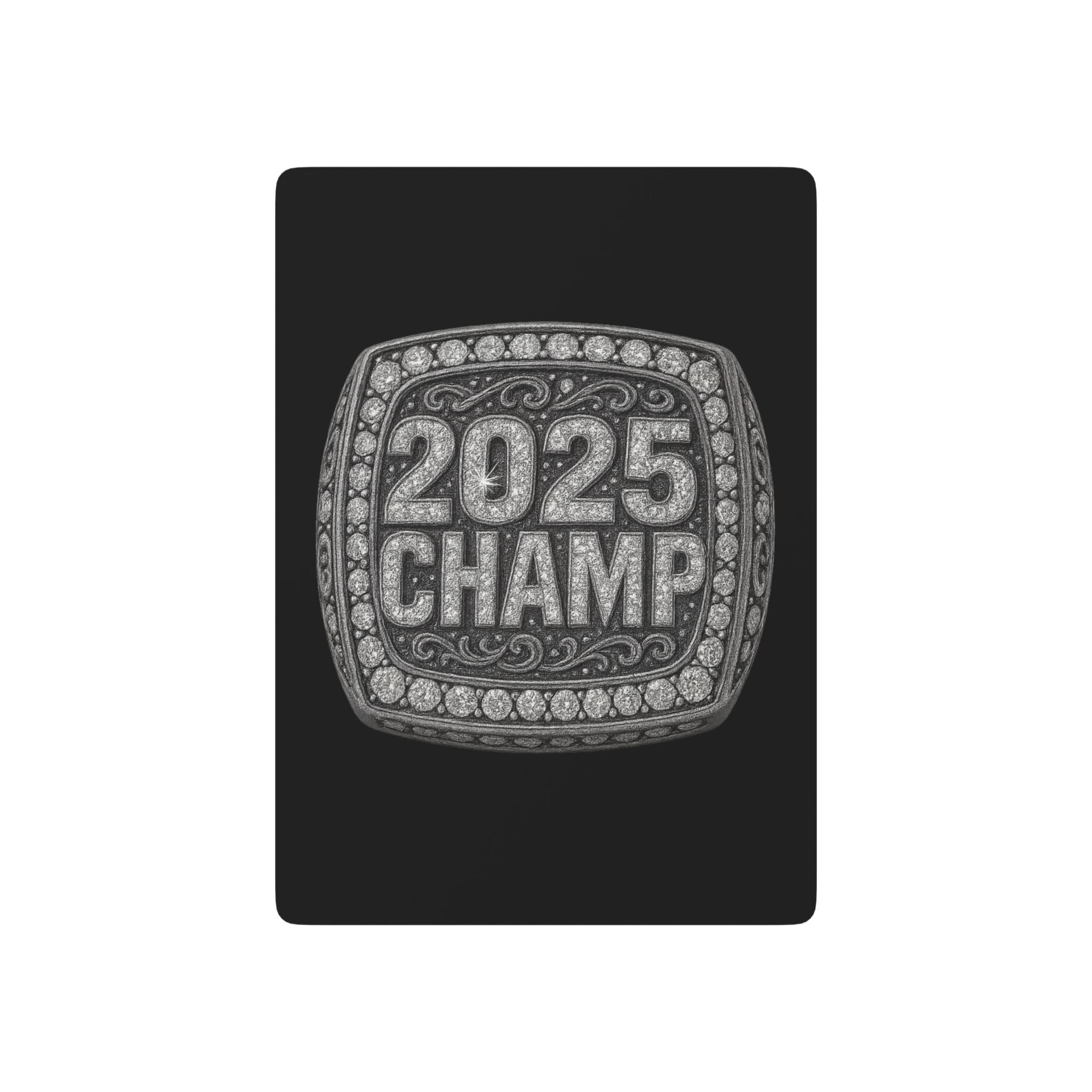 "2025 Championship Ring" Poker Cards
