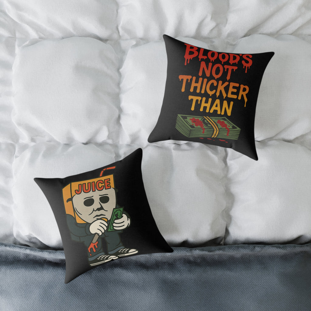Halloween Juice Throw Pillow