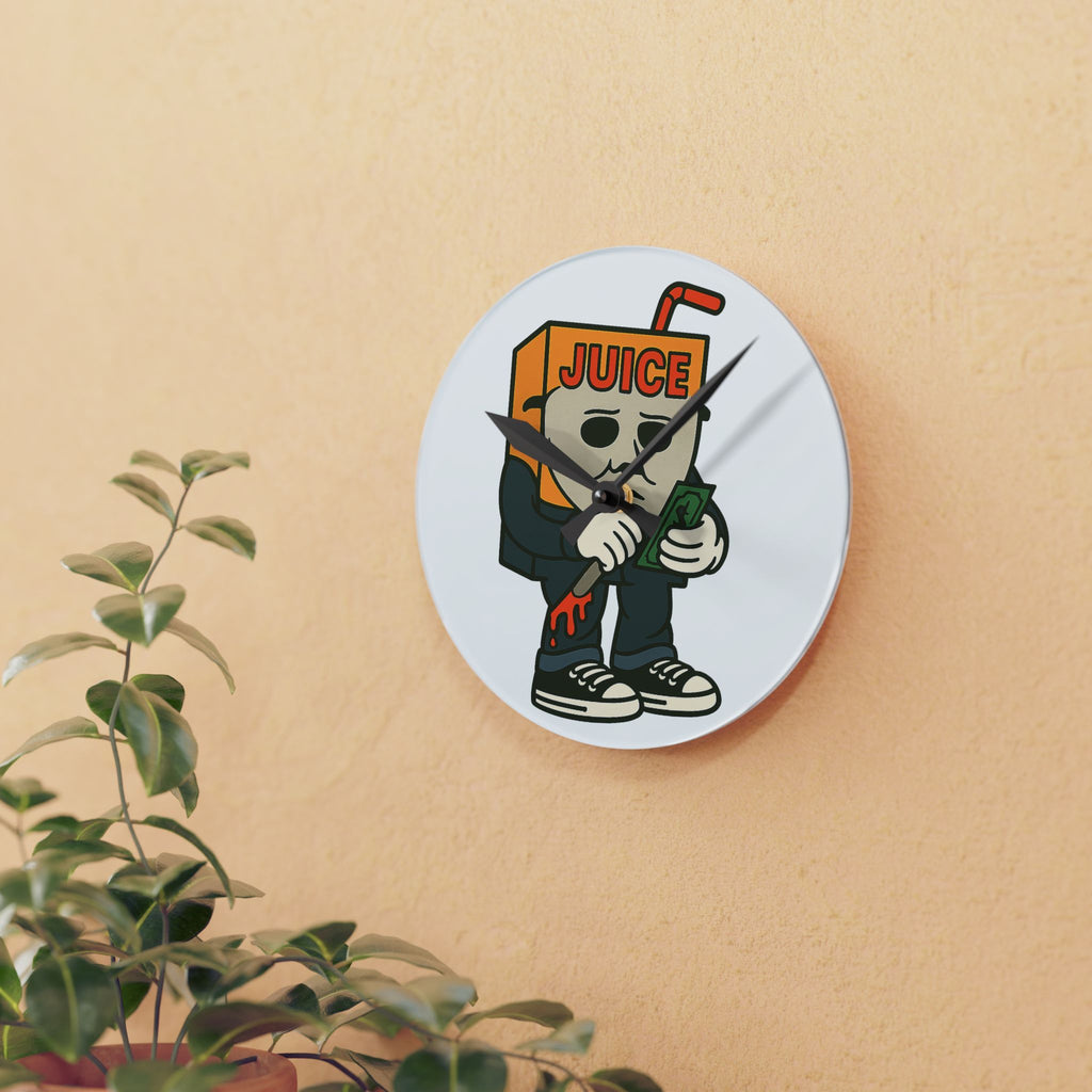 Halloween Juice Wall Clock